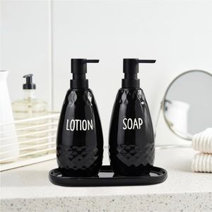 Ceramic Soap and Lotion Dispenser set *new*